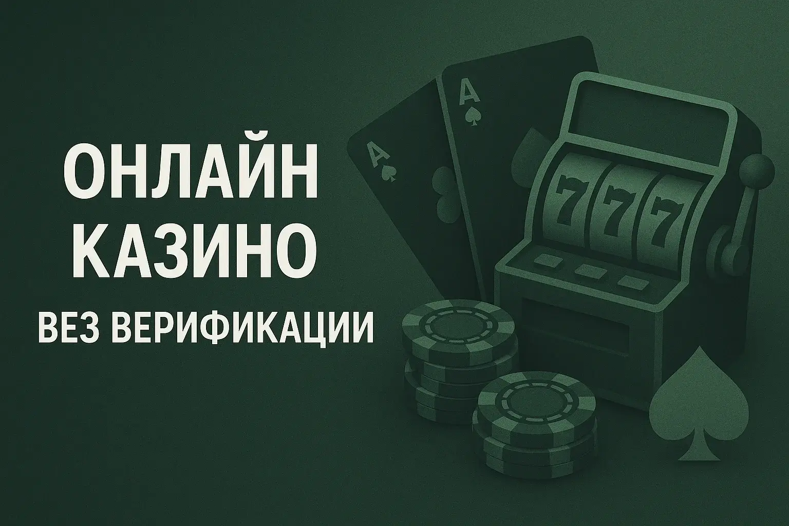 Казино без верификации